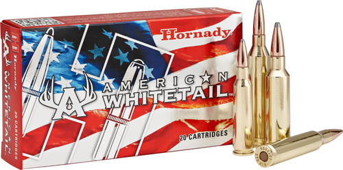 Hornady 82204 American Whitetail 300 Winchester Short Magnum (WSM) 165 GR InterLock RN 20 Bx/ 10 Cs