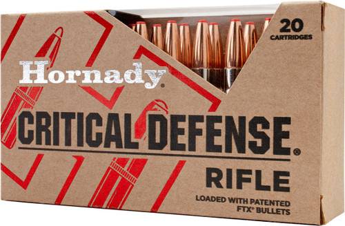 Hornady 80260 Critical Defense  223 Remington 73 GR Flex Tip Expanding 20 Bx/ 10 Cs