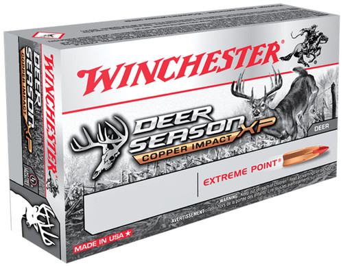 Winchester Ammo X300DSLF Deer Season XP Copper Impact 300 Win Mag 150 GR Copper Extreme Point 20 Bx/ 10 Cs