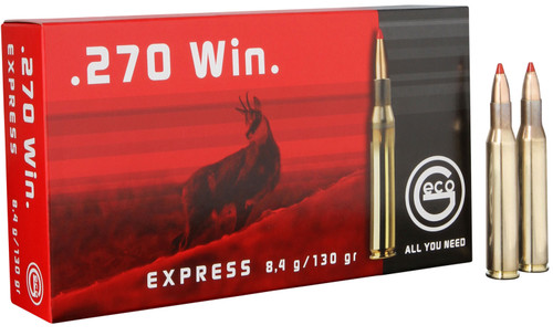 GECO 283640020 Express  270 Winchester 130 GR Express Tip 20 Bx/ 10 Cs