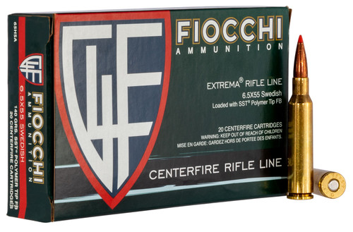 Fiocchi 65X55 Shooting Dynamics  6.5X55 Swedish 140 GR Truncated Cone 20 Bx/ 10 Cs