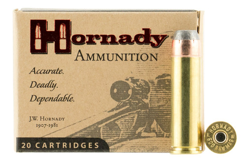 Hornady 9252 Custom  500 Smith & Wesson Magnum 500 GR XTP Flat Point 20 Bx/ 10 Cs