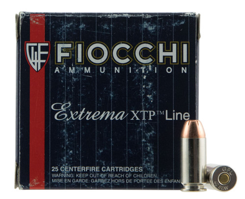 Fiocchi 40XTPB25 Extrema  40 S&W 180 GR XTP Hollow Point 25 Bx/ 20 Cs