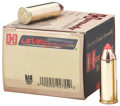 Hornady 92755 LEVERevolution  357 Magnum 140 GR Flex Tip Expanding 25 Bx/ 10 Cs