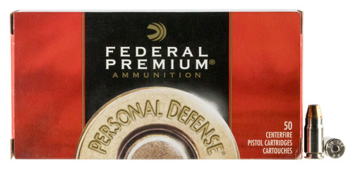 Federal P357S1 Premium Personal Defense  357 Sig 125 GR Jacketed Hollow Point (JHP) 50 Bx/ 20 Cs