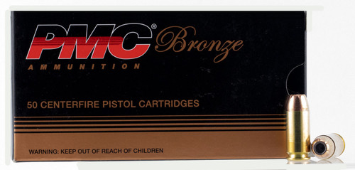 PMC 40B Bronze  40 S&W 165 GR Jacketed Hollow Point (JHP) 50 Bx/ 20 Cs