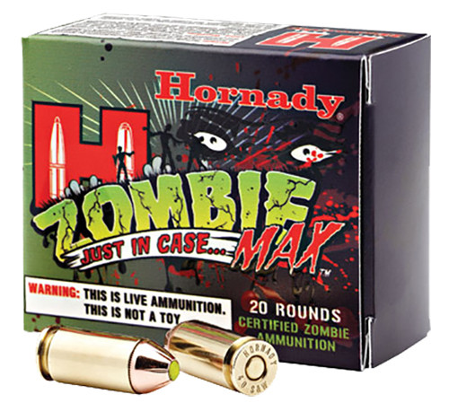 Hornady 90902 Zombie Max 45 Automatic Colt Pistol (ACP) 185 GR Z-Max 20 Bx/ 10 Cs