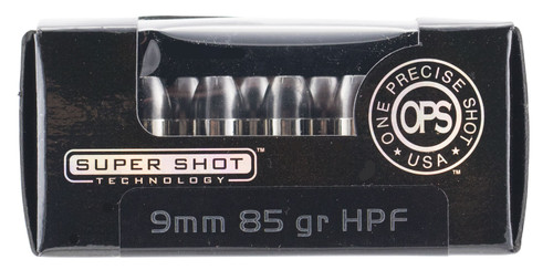 Ammo Inc 9085HPF OPS  9mm Luger 85 GR Hollow Point (HP) 20 Bx/ 10 Cs