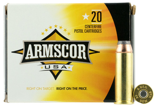 Armscor FAC44M2N Pistol  44 Rem Mag 240 GR Jacketed Hollow Point (JHP) 20 Bx/ 25 Cs