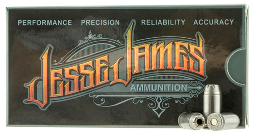 Ammo Inc 40180HPJJ20 Jesse James Black Label 40 S&W 180 GR Hollow Point (HP) 20 Bx/ 10 Cs