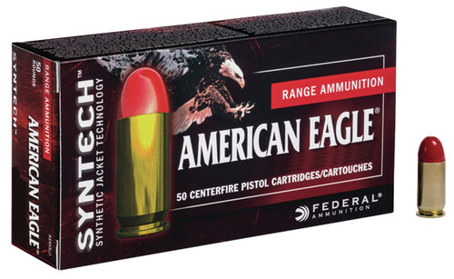 Federal AE45SJAP1 American Eagle  45 ACP 220 GR Total Syntech jacket Flat Nose (TSJFN) 50 Bx/ 10 Cs