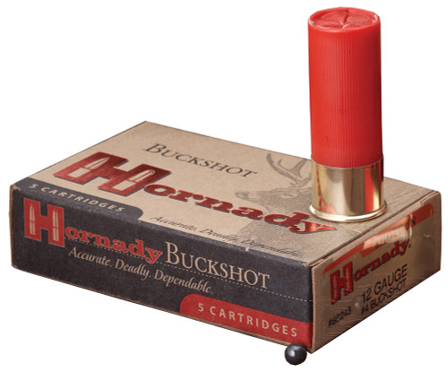 Hornady 86243 Varmint Express 12 Gauge 2.75 Lead 24 Pellets 4 Buck 10 Bx/ 25 Cs