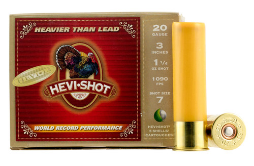 Hevishot 00307 Hevi-13  20 Gauge 3 1 1/4 oz 7 Shot 5 Bx/ 10 Cs