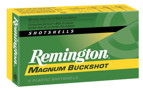 Remington Ammunition 12SB00 Express Magnum  12 Gauge 2.75 12 Pellets 00 Buck Shot 5 Bx/ 50 Cs