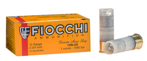 Fiocchi 12SLXTXP Aero Rifle Slugs 12 Ga 2.75 1 oz Slug Shot 5 Bx/ 20Cs