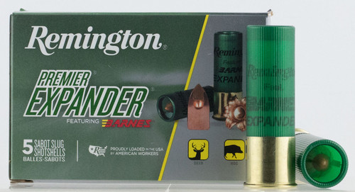 Remington Ammunition PRX12M Premier Expander 12 Gauge 3 437 GR 5 Bx/ 20 Cs