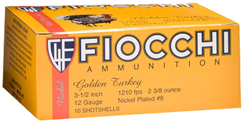Fiocchi 1235TRKC5 Extrema Golden Turkey 12 Gauge 3.5 2 3/8 oz 5 Shot 10 Bx/ 10 Cs