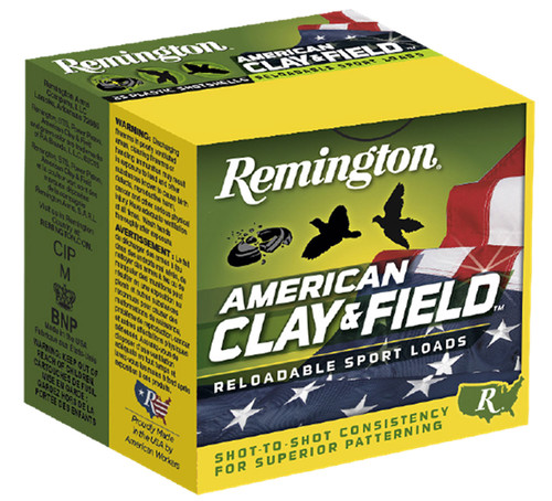 Remington Ammunition HT12L8 American Clay & Field Sport  12 Gauge 2.75 1 oz 8 Shot 25 Bx/ 10 Cs 7681