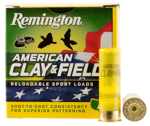Remington Ammunition HT209 American Clay & Field Sport  20 Gauge 2.75 7/8 oz 9 Shot 25 Bx/ 10 Cs 8629