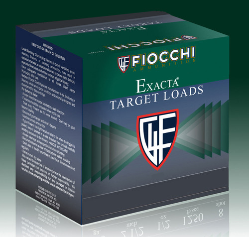 Fiocchi 12TL8 Exacta Little Rino 12 Gauge 2.75 1 oz 8 Shot 25 Bx/ 10 Cs