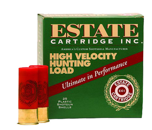Estate HV125 Hunting Loads High Velocity 12 Gauge 2.75 1 1/4 oz 5 Shot 25 Bx/ 10 Cs 1394