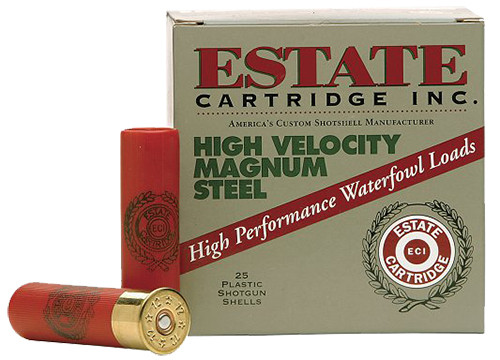 Estate HVST12SM3 High Velocity  12 Gauge 2.75 1 1/4 oz 3 Shot 25 Bx/ 10 Cs 8847