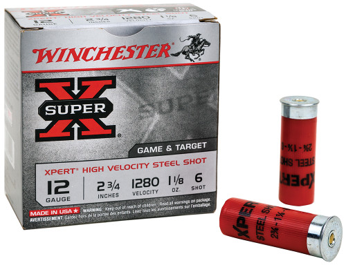Winchester Ammo WE28GT6 Super X Xpert High Velocity 28 Gauge 2.75 5/8 oz 6 Shot 25 Bx/ 10 Cs 1105