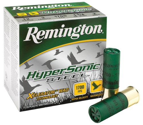 Remington Ammunition HSS12354 HyperSonic  12 Gauge 3.5 1 3/8 oz 4 Shot 25 Bx/ 10 Cs 2896