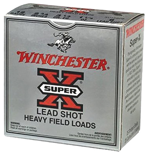 Winchester Ammo XU12H8 Super-X Heavy Game Load 12 Gauge 2.75 1 1/8 oz 8 Shot 25 Bx/ 10 Cs 3258