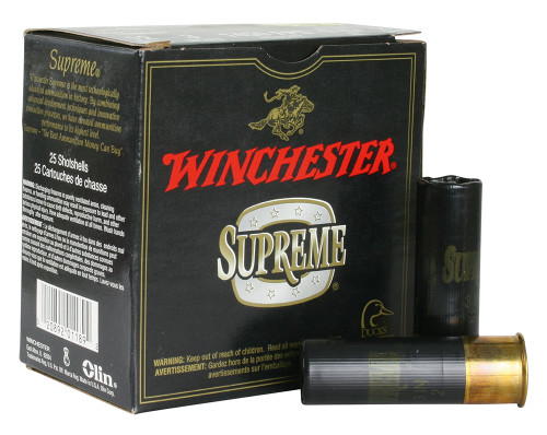 Winchester Ammo SSH1232 Drylock Super Steel High Velocity 12 Gauge 3 1 1/4 oz 2 Shot 25 Bx/ 10 Cs 8518