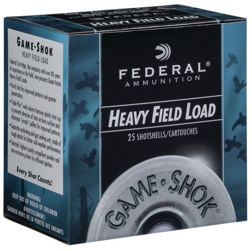 Federal H20275 Game-Shok Upland 20 Gauge 2.75 1 oz 7.5 Shot 25 Bx/ 10 Cs 3798