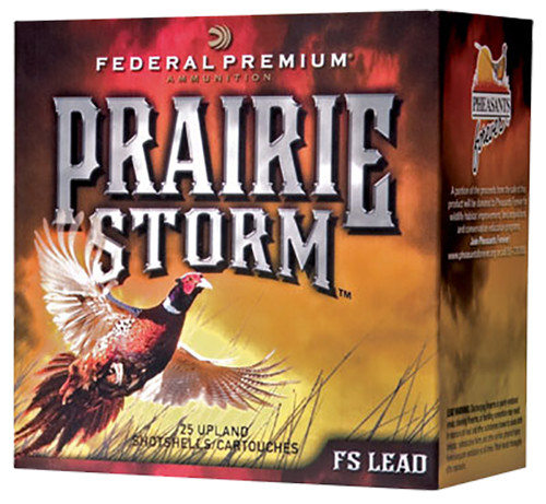 Federal PF204FS4 Prairie Storm FS Lead 20 Gauge 2.75 1 oz 4 Shot 25 Bx/ 10 Cs 593