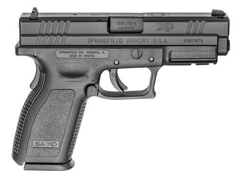 Springfield Armory XD9101HC XD Service 9mm Luger Double 4 16+1 Black Polymer Grip/Frame Black Melonite Slide Springfield Armory XD9101HC XD Service 9mm Luger Double 4 16+1 Black Polymer Grip/Frame Black Melonite Slide