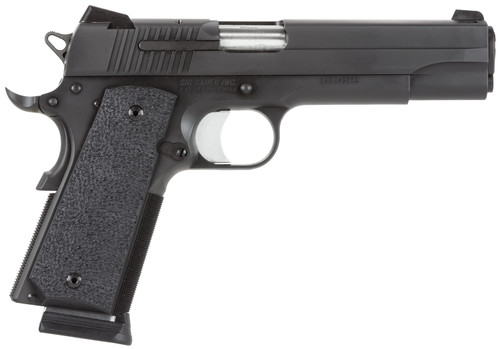 Sig Sauer 191145BXO 1911 STX 45 ACP Single 5 8+1 Black Ergo XT Extreme-Use Grip Black Nitron Stainless Steel Slide