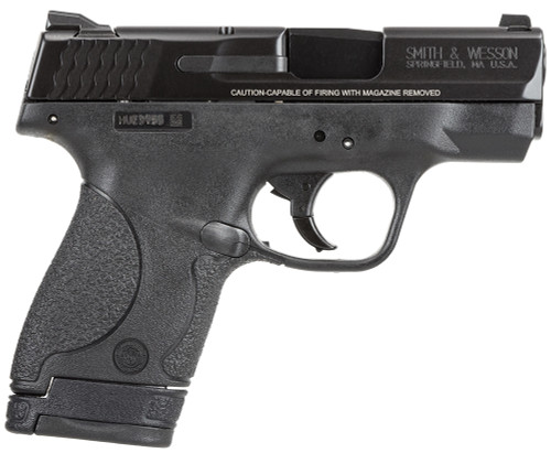 Smith & Wesson 180051 M&P 9 Shield *MA Compliant 9mm Luger 3.10 7+1/8+1 Black Armornite Stainless Steel Black Polymer Grip