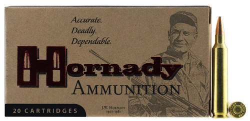 Hornady 83208 Custom Spire Point 204 Ruger 45 GR Spire Point 20 Bx/ 10 Cs