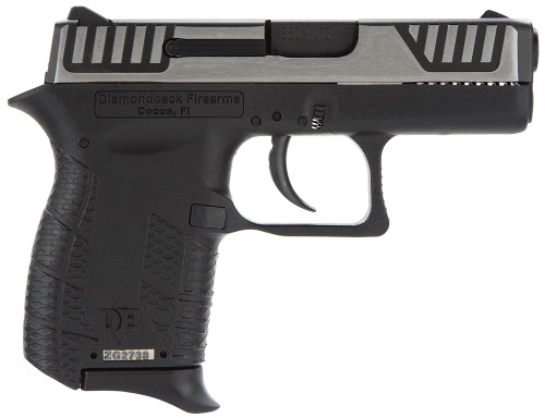 Diamondback DB380SL DB380 Micro-Compact 380 ACP 2.80 6+1 Black Black/Stainless Black Polymer Grip