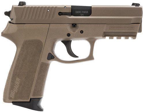 Sig Sauer E20229FDE SP2022 Full Size 9mm Luger 3.90 15+1 Flat Dark Earth Polymer Grip Flat Dark Earth PVD Stainless Steel