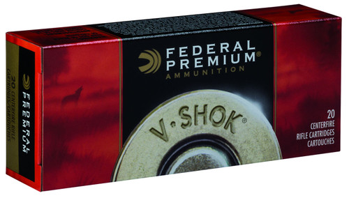 Federal P222D Premium V- Shok 222 Remington 43 GR TNT Green (TNTGRN) 20 Bx/ 10 Cs