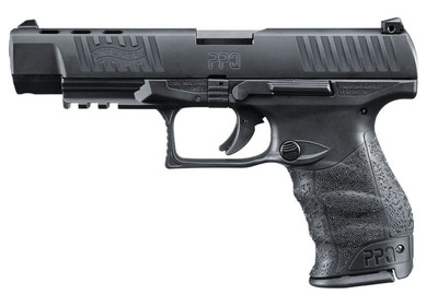 Model PPQ M2 9mm 5 Inch Barrel Black Tenifer Finish Picatinny Rail Slide Cut-Outs 10 Round