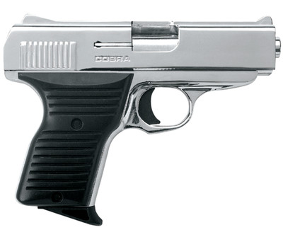 Freedom FS .380 ACP 3.5 Inch Barrel Chrome Finish Black Grips 7 Round