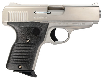 Freedom FS .380 ACP 3.5 Inch Barrel Satin Nickel Finish Black Grips 7 Round
