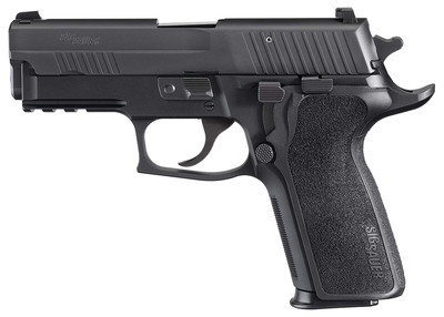 P229 Enhanced Elite 9mm 3.9 Inch Barrel Siglite Night Sights Black Nitron Slide Finish E2 Grips 15 Round