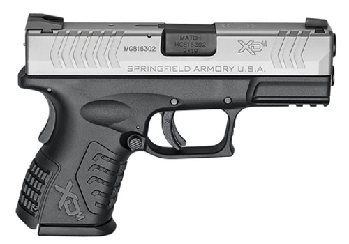 Springfield Armory XDM9389CSHCE XD(M) 3.8 Compact Bi-Tone 9mm 3.8 13+1/ 19+1 (Grip Extension) Black Interchangeable Backstrap Grip Stainless Steel Springfield Armory XDM9389CSHCE XD(M) 3.8 Compact Bi-Tone 9mm 3.8 13+1/ 19+1 (Grip Extension) Black Interchangeable Backstrap Grip Stainless Steel