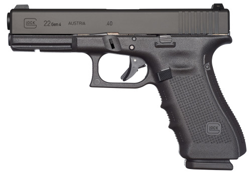 Glock UG2250203 G22 Gen 4 40 S&W Double 4.48 15+1 Black Interchangeable Backstrap Grip