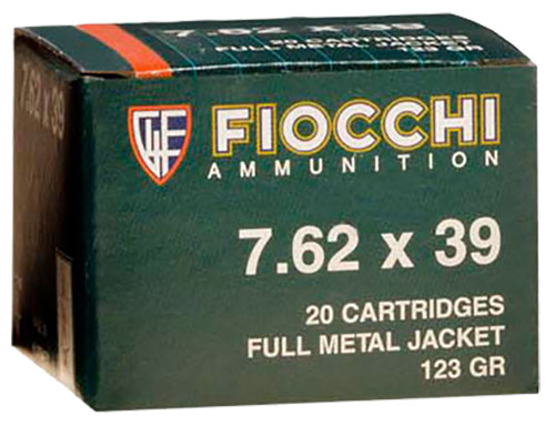 Fiocchi 762SOVA Shooting Dynamics Rifle 7.62X39mm 124 GR Full Metal Jacket (FMJ) 20 Bx/ 50 Cs