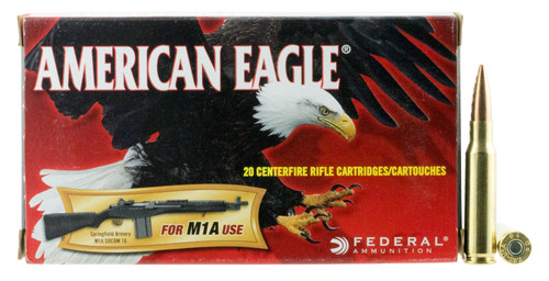 Federal A76251M1A American Eagle  7.62x51 NATO 168 GR Open Tip Match (OTM) 20 Bx/ 10 Cs