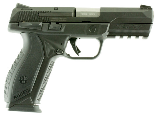 Ruger 8608 American Duty 9mm Luger 4.20 17+1 Black Polymer Wrap Around Ergonomic