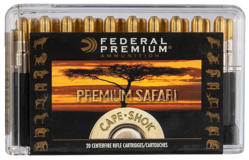 Federal P370A Premium Safari Cape-Shok 370 Sako Mag 286 GR Barnes Banded Solid 20 Bx/ 10 Cs