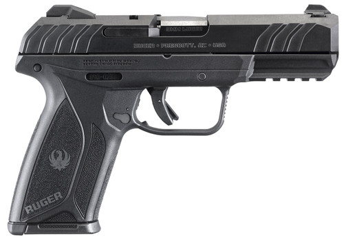 Ruger 3811 Security9  9mm Luger DAO 4 10+1 Black Polymer Grip Blued Steel Slide